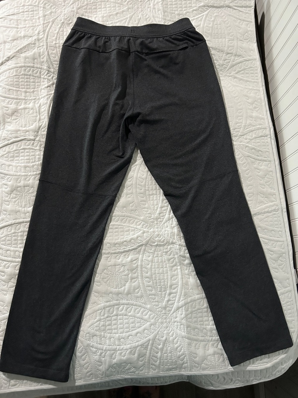 LULULEMON Men's Heather Charcoal Pull-On Ponte Pants Sz: L - Picture 4 of 8
